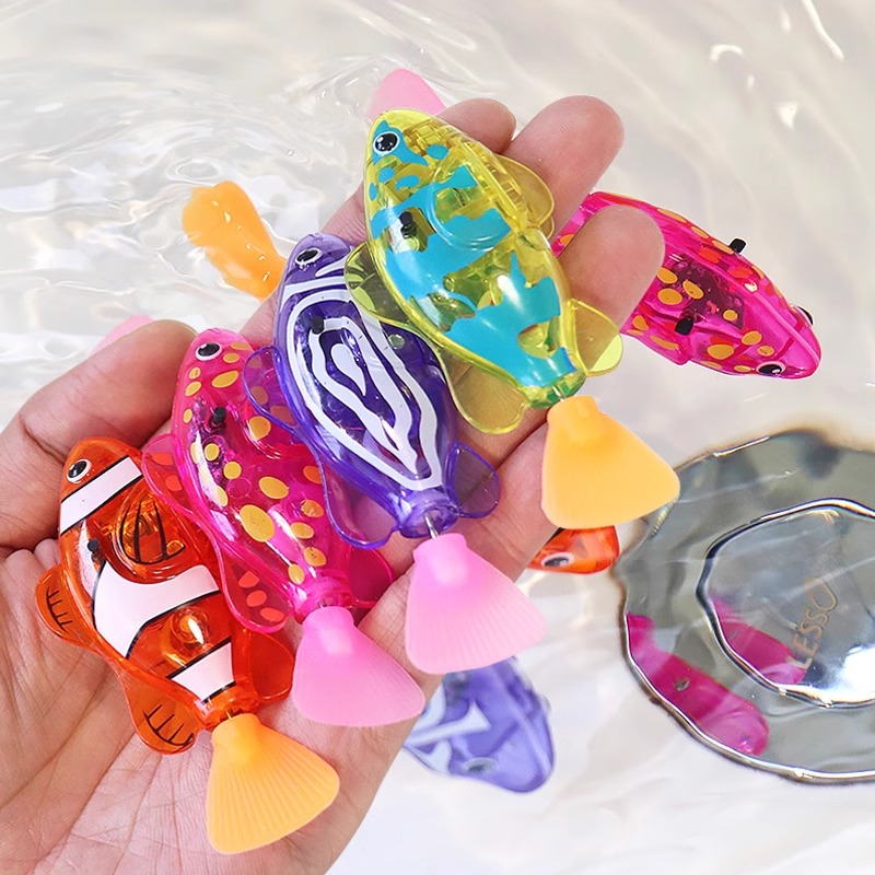 Aquarium Fish Electric - Gowinbaby Baby bath light-up sensor electric