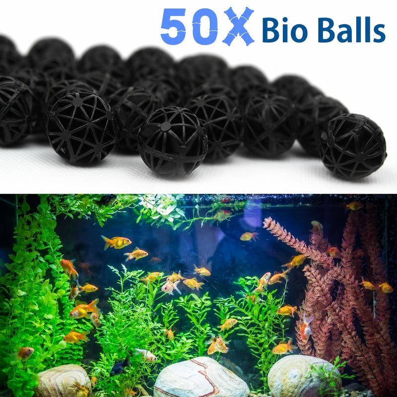 Aquarium Fish Photography - 50Pcs 16mm Aquarium Bio Filter Balls