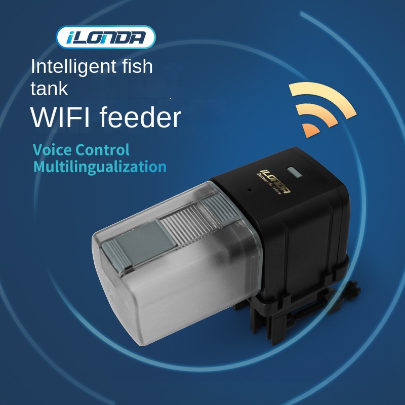 Aquarium Fish Feeder Automatic - iLONDA Fish Tank Aquarium WiFi Automatic