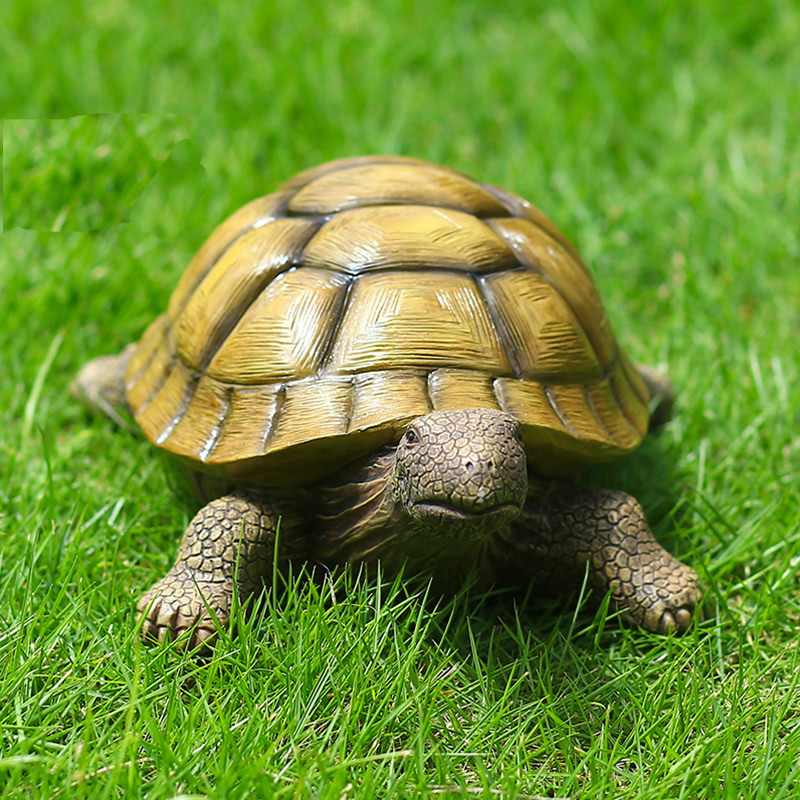 Aquarium Fish Bowl - Cute Decorative Turtle Resin Tortoise Outdoor