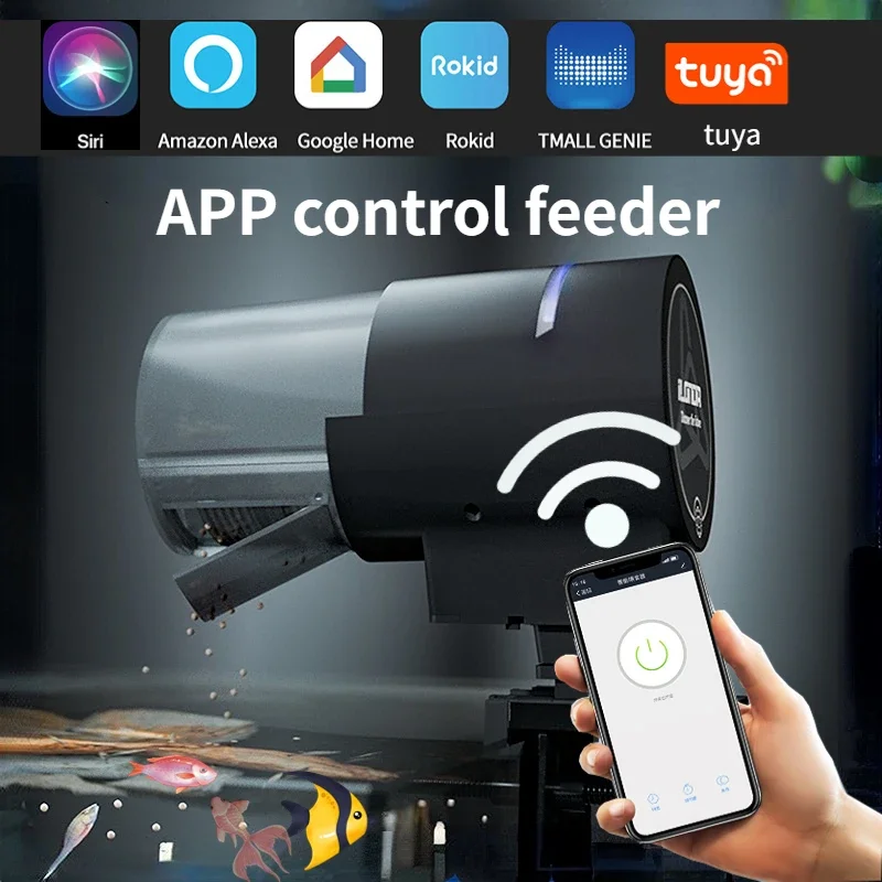 Aquarium Fish Feeder Automatic - iLONDA 2nd Gen Smart WiFi Automatic