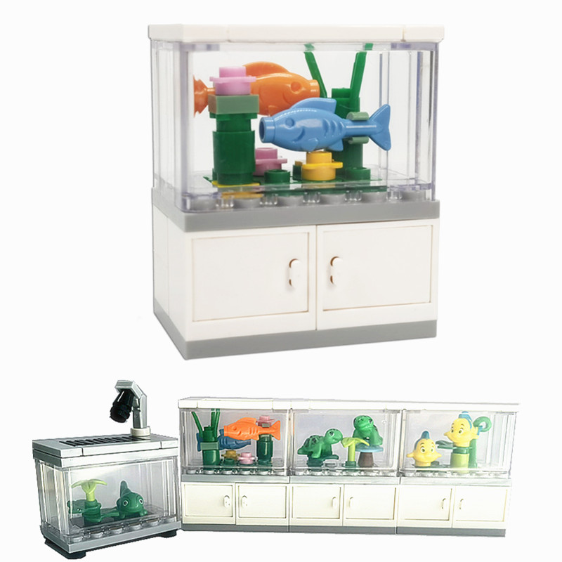 City Friends Fish Tank Buildin - Aquarium Fish Lego ulasan dan harga