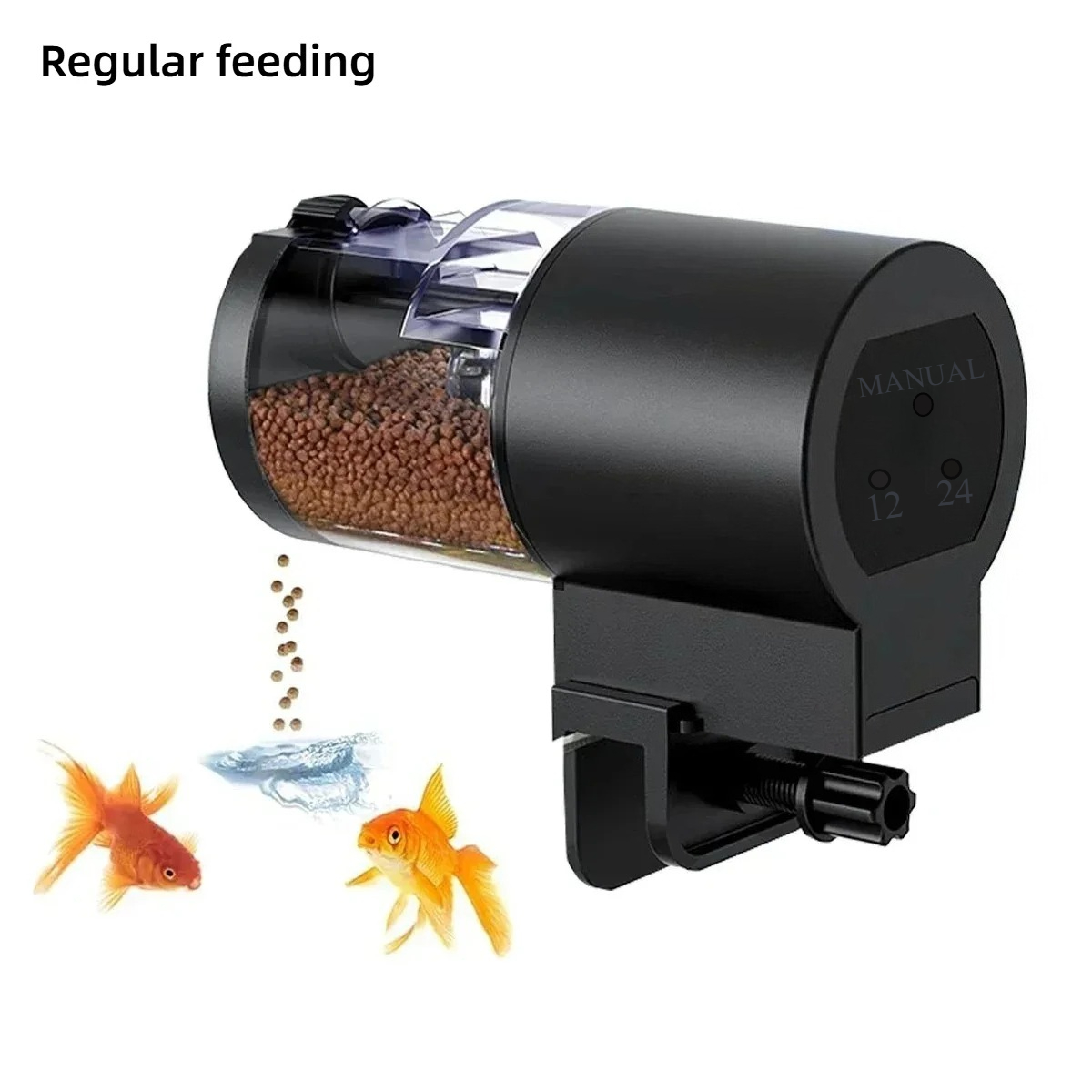 Automatic Fish Feeder 100ML Ca - Aquarium Fish Feeder Automatic ulasan dan harga
