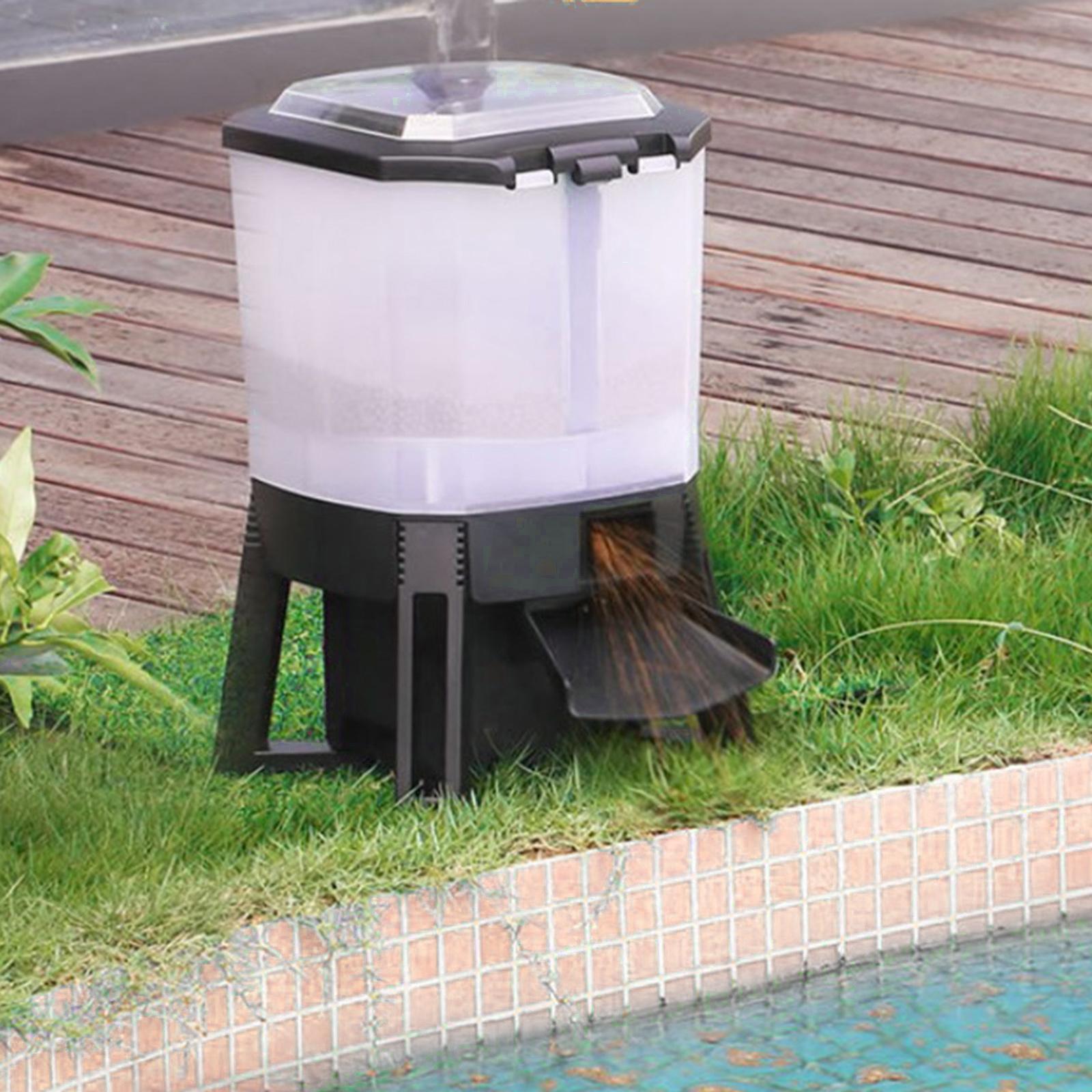 6L Adjustable Solar Automatic  - Aquarium Fish Feeder Automatic ulasan dan harga