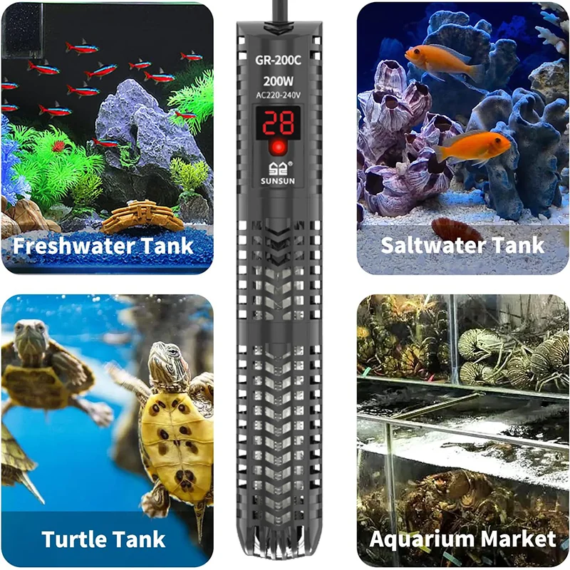 Aquariums Submersible Heater D - Aquarium Fish Cold Water ulasan dan harga