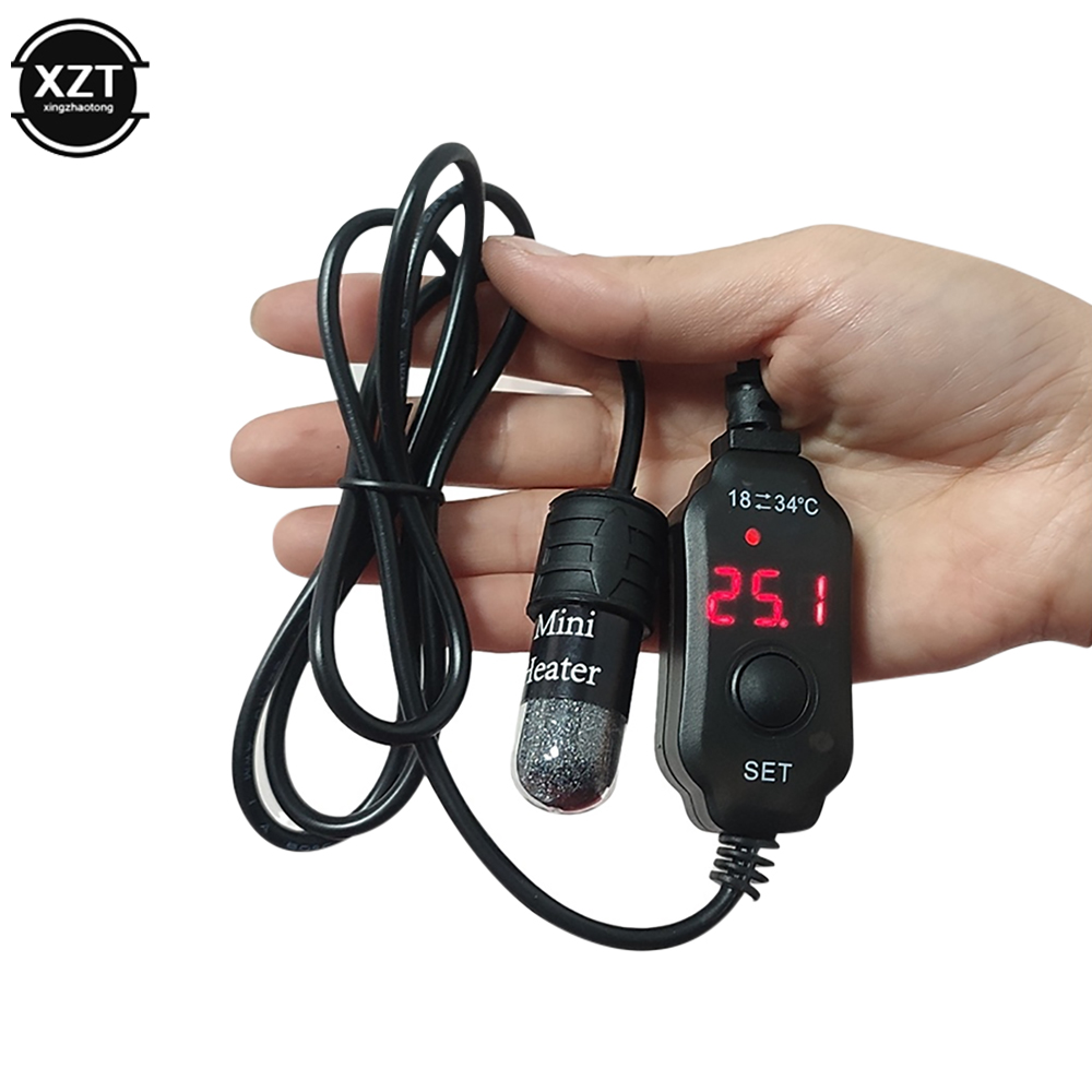 Mini USB Charging Aquarium hea - Aquarium Fish Cold Water ulasan dan harga