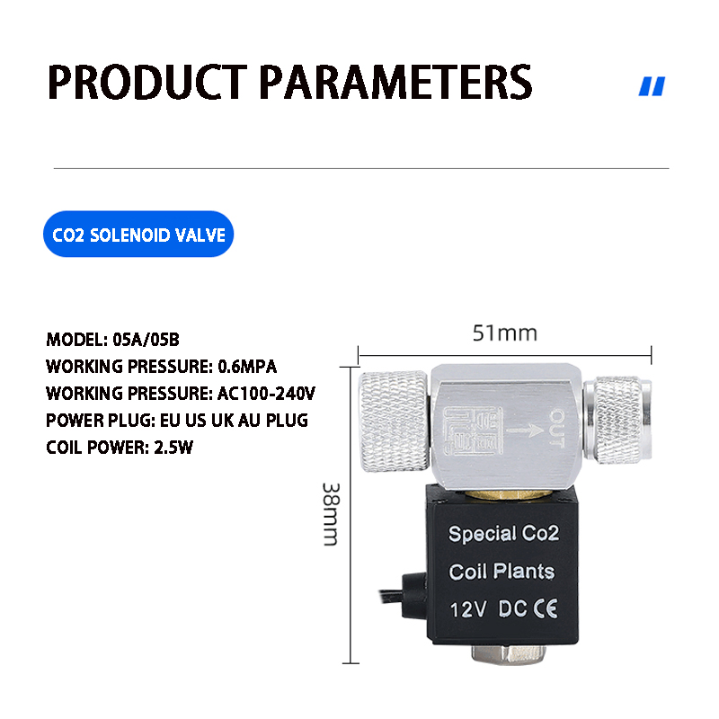 ZRDR Aquarium Co2 Solenoid Val - Aquarium Fish Electric ulasan dan harga