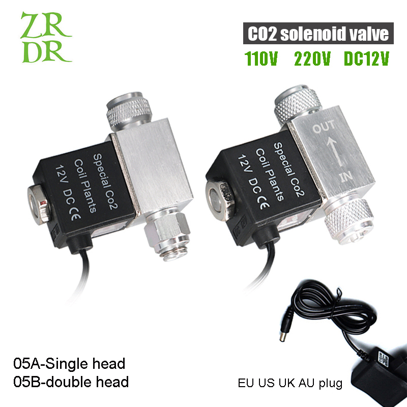 ZRDR Aquarium Co2 Solenoid Val - Aquarium Fish Electric ulasan dan harga