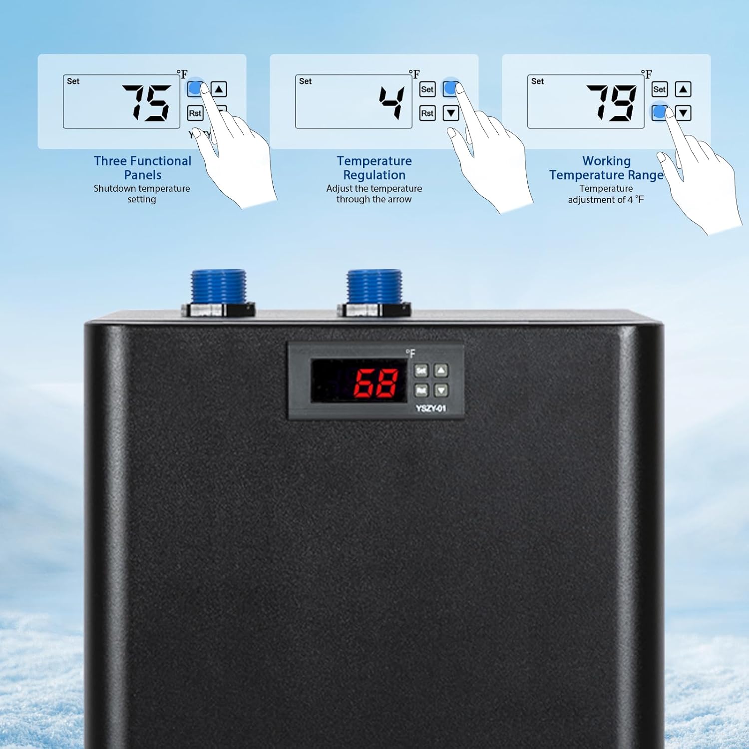 Aquarium Chiller 79 gal 1/3 HP - Aquarium Fish Cold Water ulasan dan harga