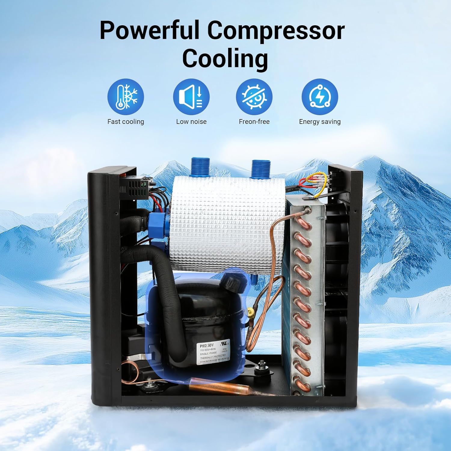 Aquarium Chiller 79 gal 1/3 HP - Aquarium Fish Cold Water ulasan dan harga