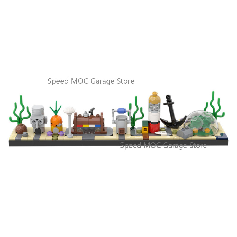 High-Detail Underwater Town Sk - Aquarium Fish Lego ulasan dan harga