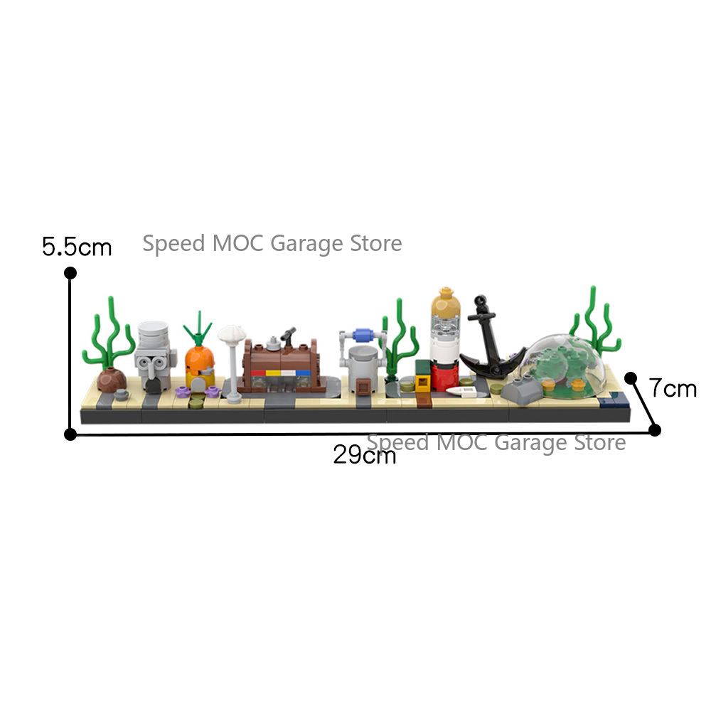 High-Detail Underwater Town Sk - Aquarium Fish Lego ulasan dan harga