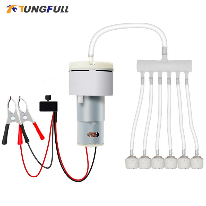 Mini Air Pump DC 12V Oxygen Pu - Aquarium Fish Electric ulasan dan harga