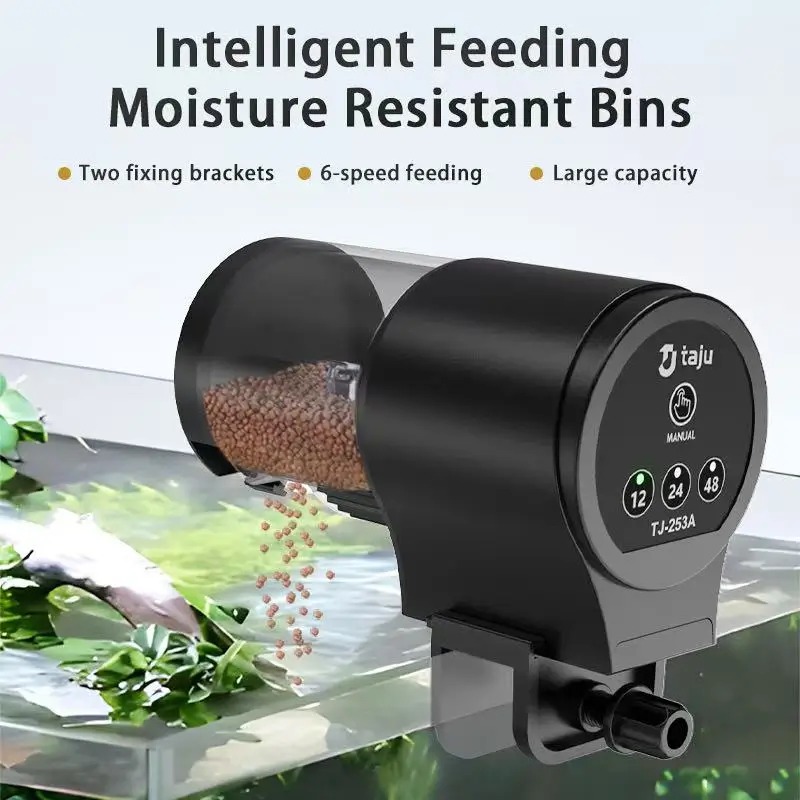 Fish Tank Feeder Intelligent T - Aquarium Fish Feeder Automatic ulasan dan harga