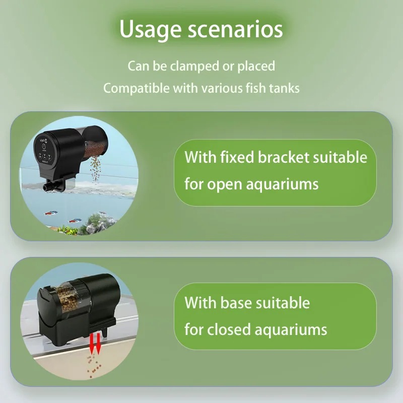 Fish Tank Feeder Intelligent T - Aquarium Fish Feeder Automatic ulasan dan harga