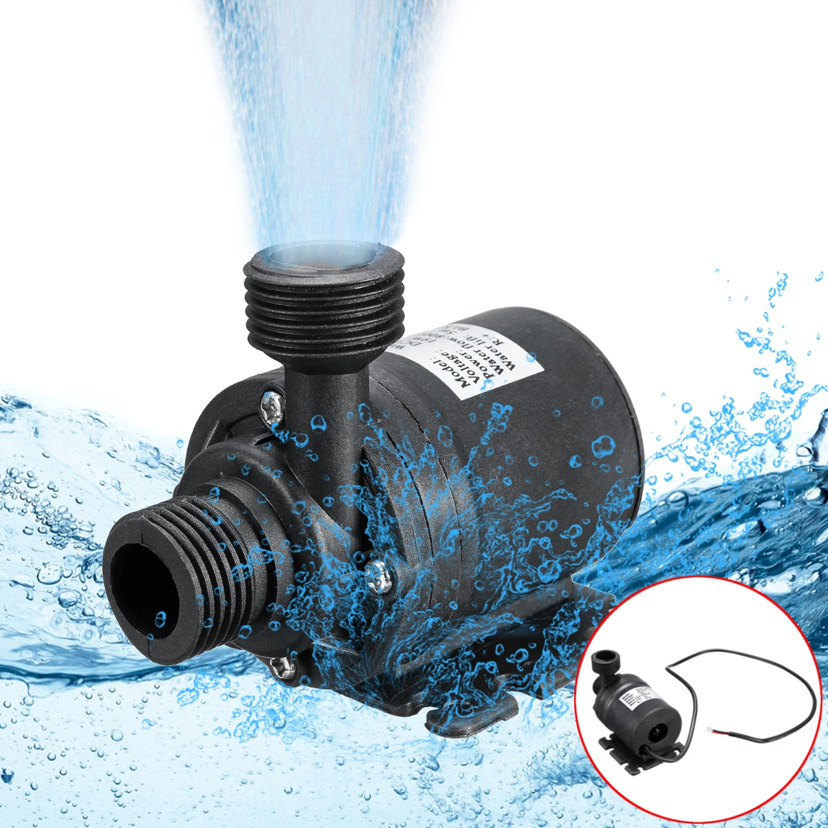 12V DC Submersible Water Pump  - Powerhead Circulation Pump ulasan dan harga