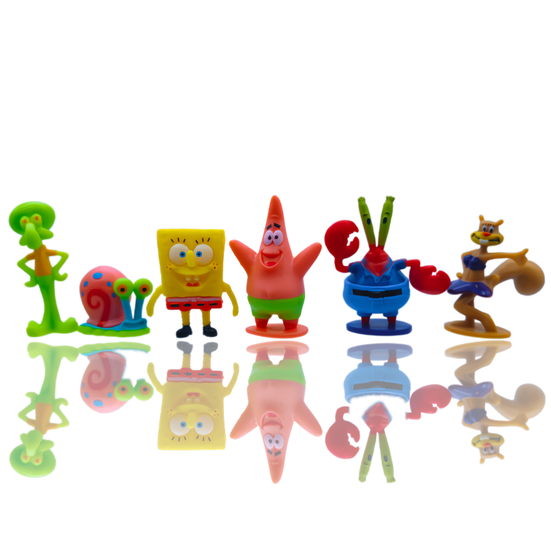6pcs SpongeBob Fish Tank Decor - Aquarium Fish Bowl ulasan dan harga