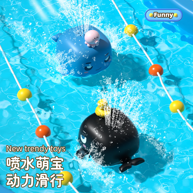 Electric Water Spray Whale Toy - Aquarium Fish Electric ulasan dan harga
