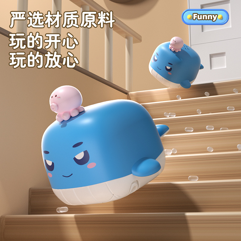Electric Water Spray Whale Toy - Aquarium Fish Electric ulasan dan harga