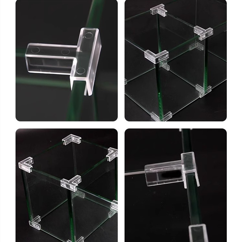 Clear Acrylic L‑Type Glass Ret - Aquarium Fish Lego ulasan dan harga