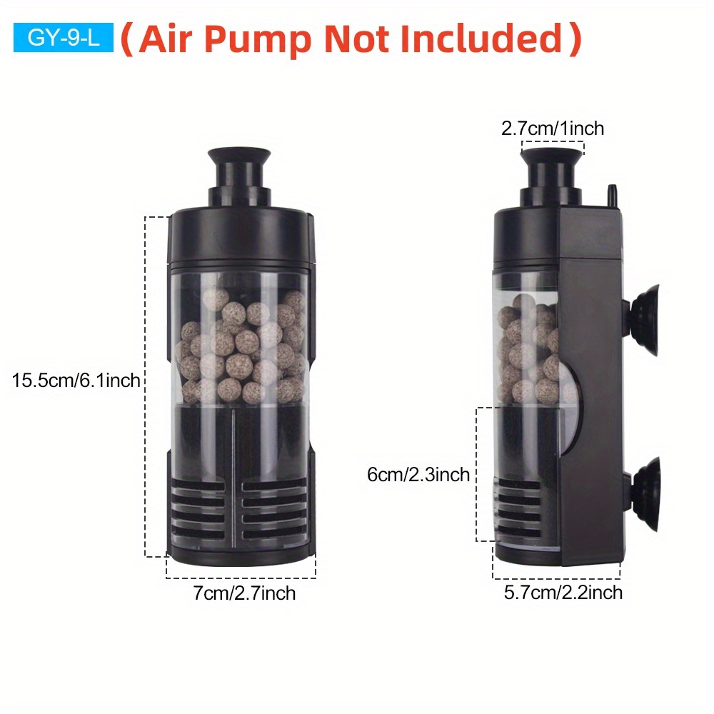 Compact Wall-Mounted Bio Spong - Aquarium Fish Betta ulasan dan harga