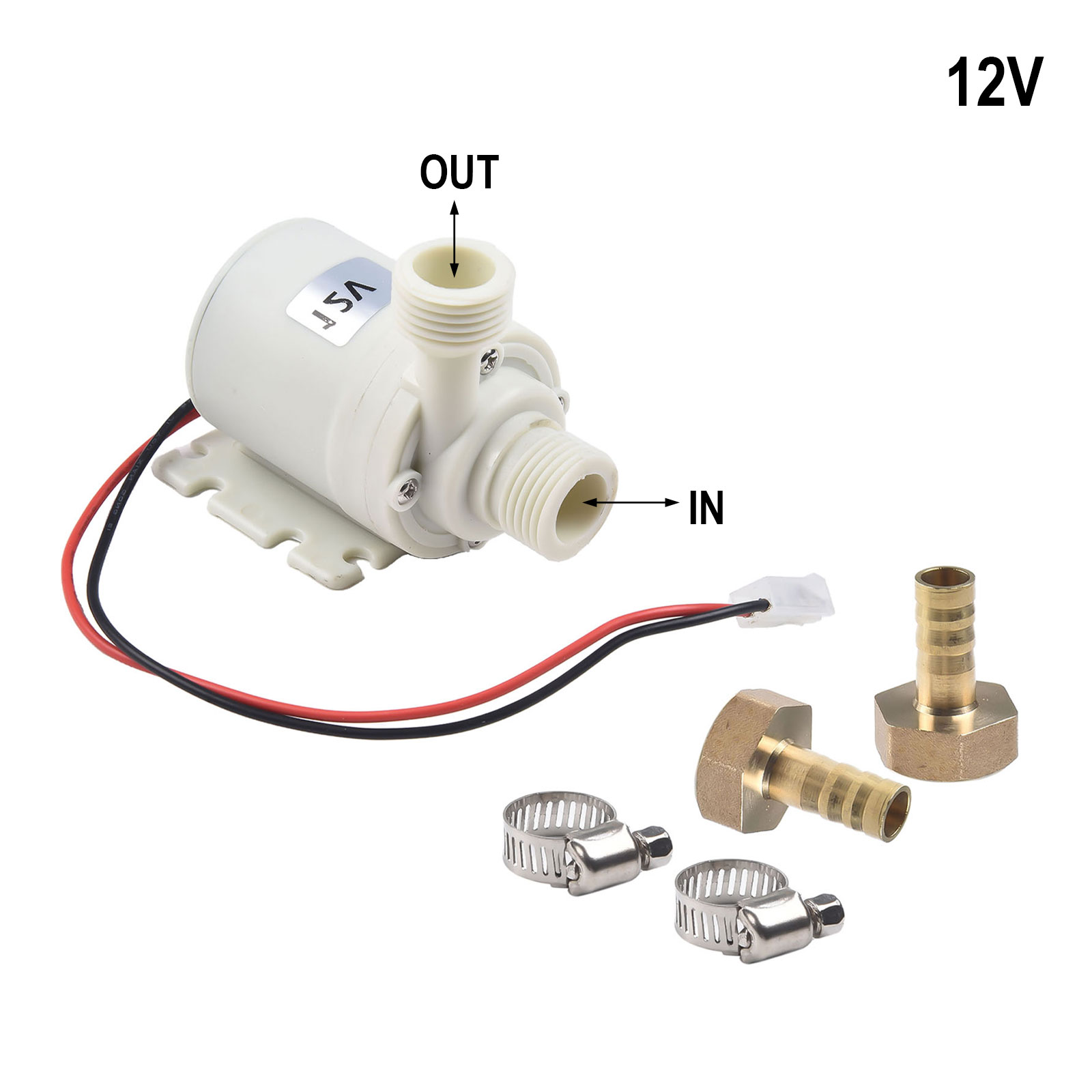 12V DC Solar Water Heater Circ - Powerhead Circulation Pump ulasan dan harga
