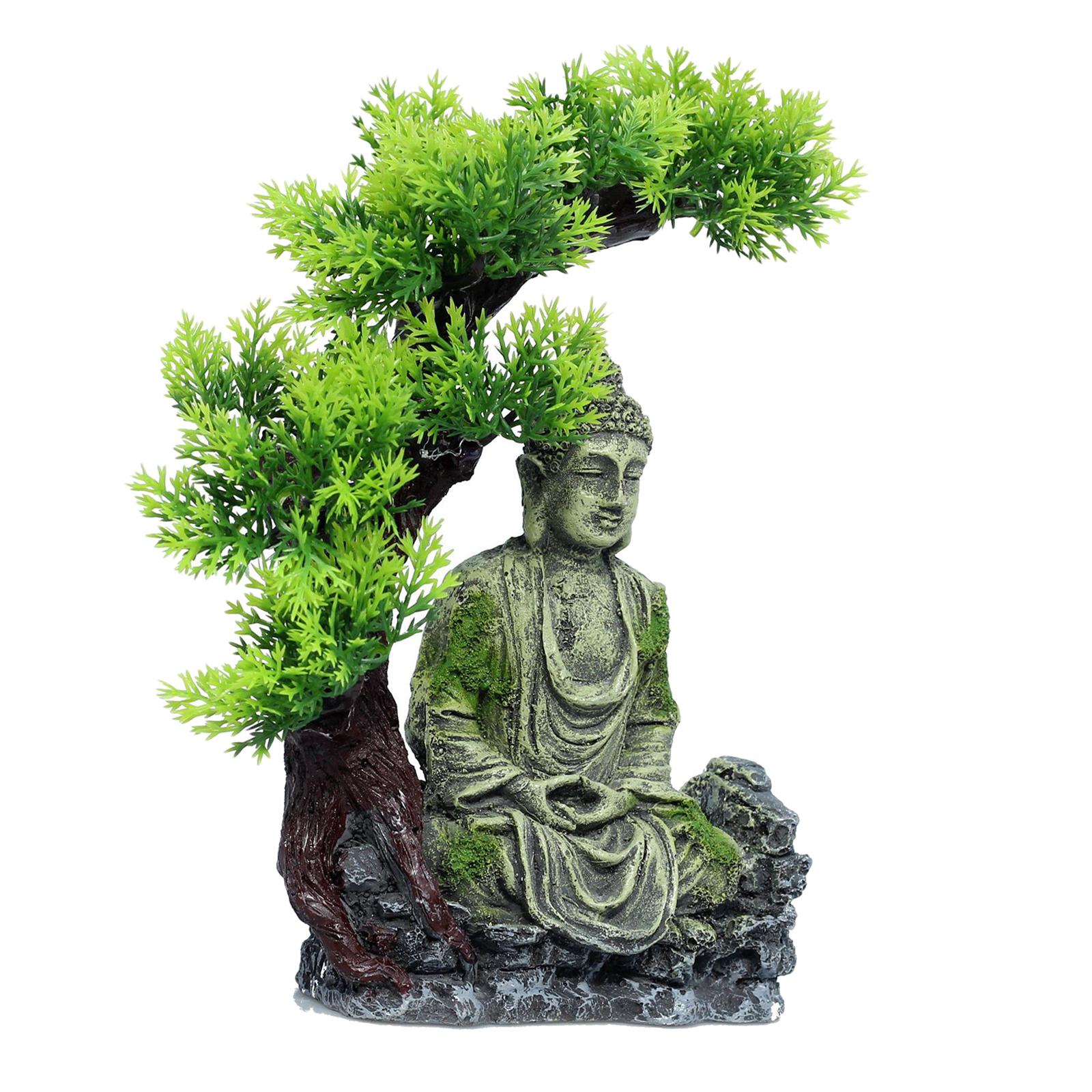 Buddha Statue Aquarium Decorat - Aquarium Fish Betta ulasan dan harga