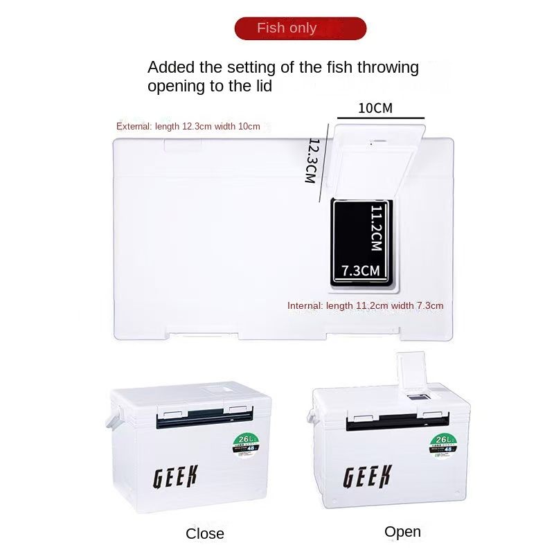 26L  Fishing Cooler Box Tackle - Aquarium Fish Cold Water ulasan dan harga