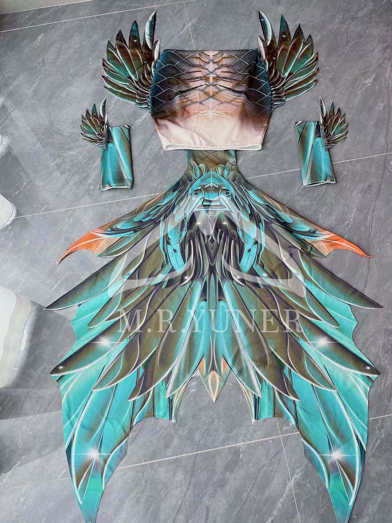 Original Mermaid Big Fish Tail - Aquarium Fishes ulasan dan harga