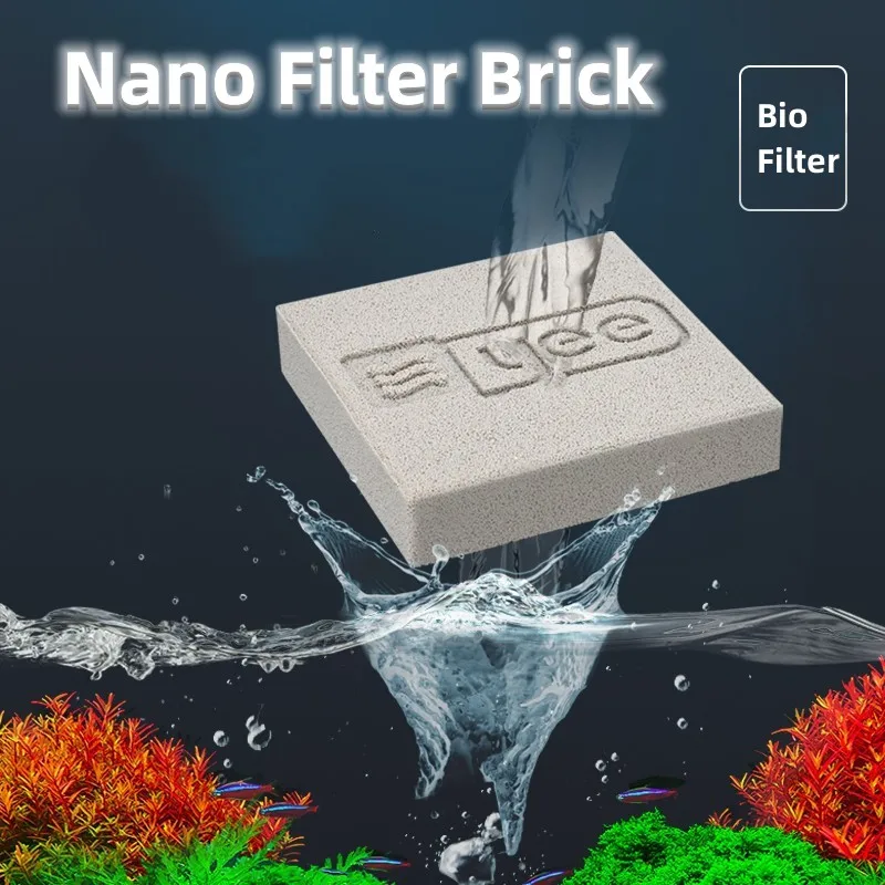 1/2pcs Fish Tank Nano Ceramic  - Aquarium Fish Lego ulasan dan harga