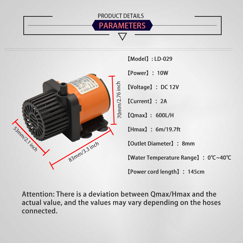 12V DC Brushless Small Submers - Aquarium Fish Bowl ulasan dan harga