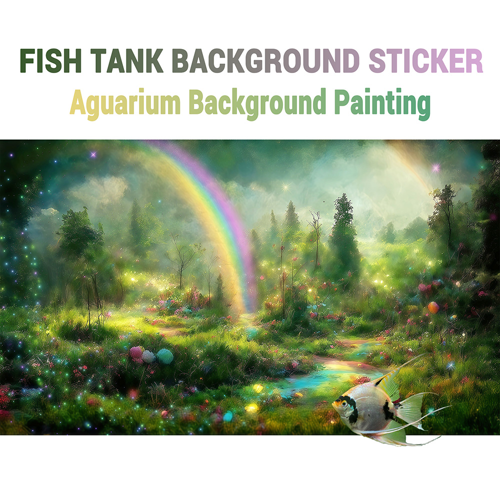 Aquarium Background, Backgroun - Aquarium Fish Rainbow ulasan dan harga