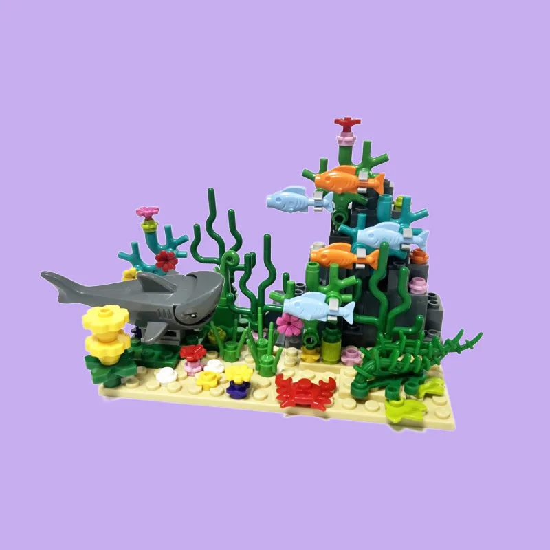 City MOC Aquarium Underwater W - Aquarium Fish Lego ulasan dan harga