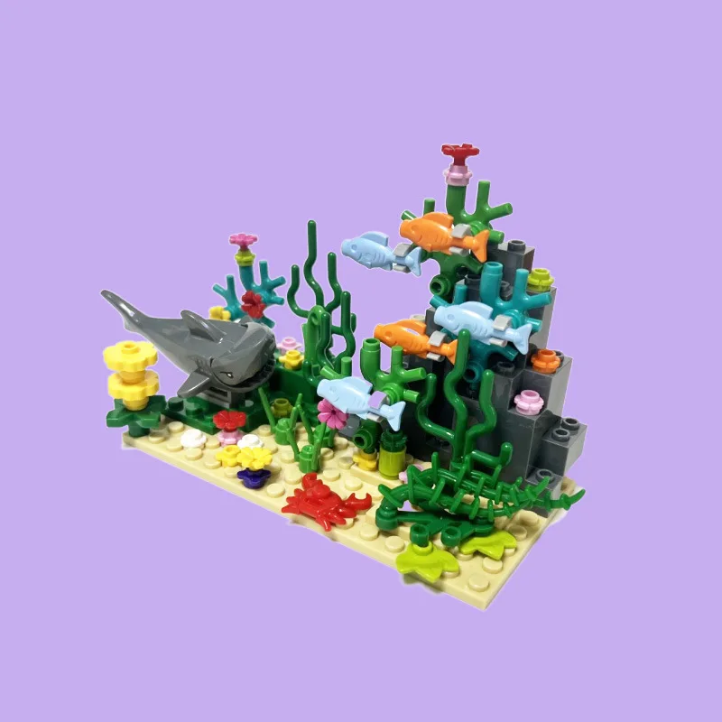 City MOC Aquarium Underwater W - Aquarium Fish Lego ulasan dan harga