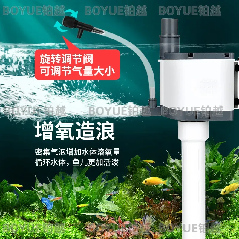 3 in 1 Submersible Aquarium Fi - Powerhead Circulation Pump ulasan dan harga