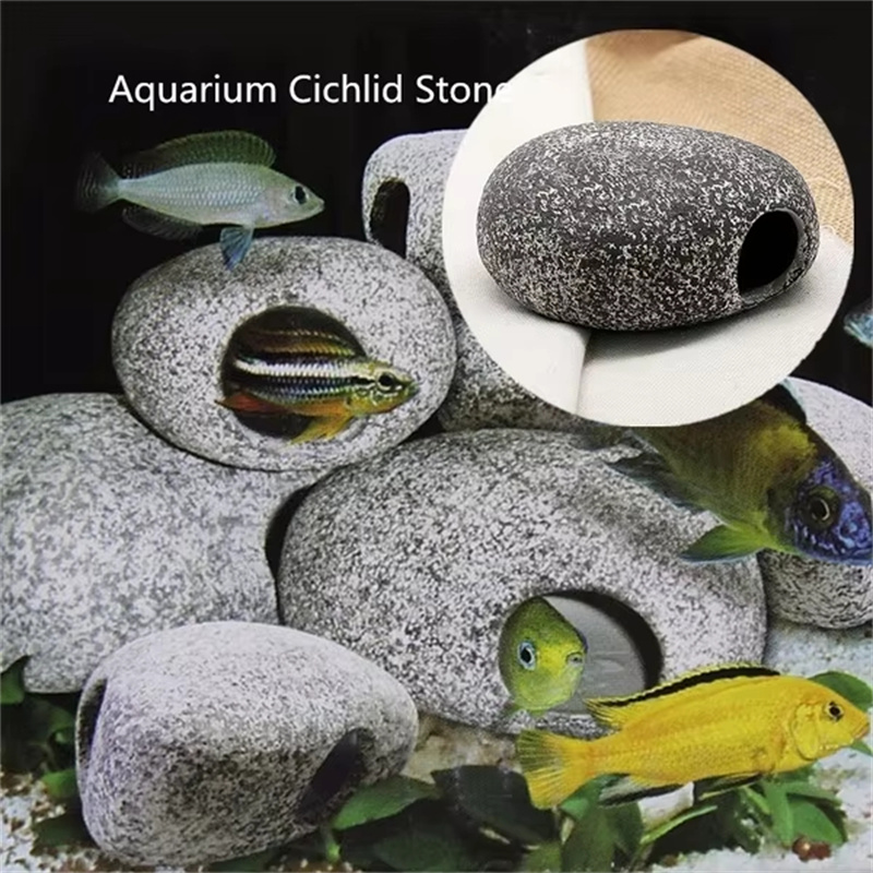 1/2Pcs Aquarium Cichlid Stone  - Aquarium Fish Cichlid ulasan dan harga
