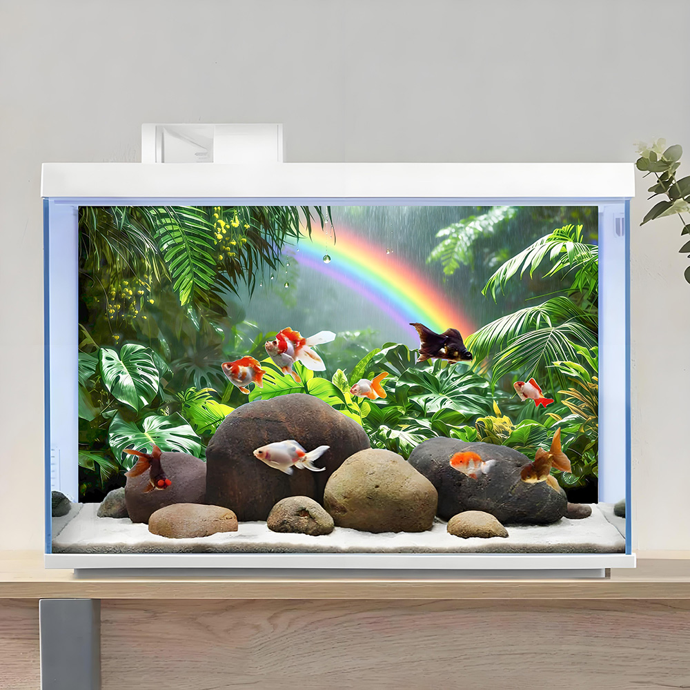 Aquarium Background, Backgroun - Aquarium Fish Rainbow ulasan dan harga